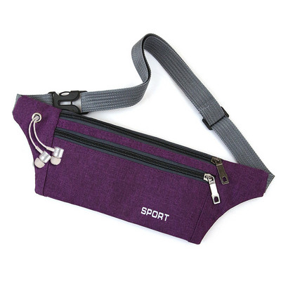 Pánska textilná taška s nápisom a zipsom