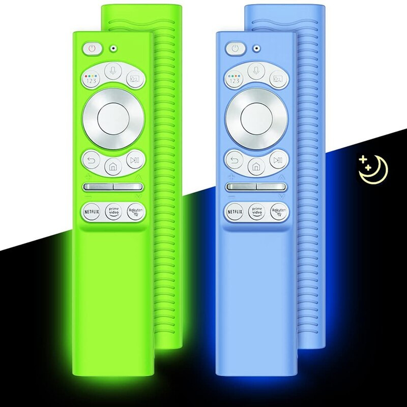 2 csomag védőtok Samsung TV távirányítóhoz BN59-01357 sorozatú csúszásgátló ütésálló szilikon távirányító burkolat