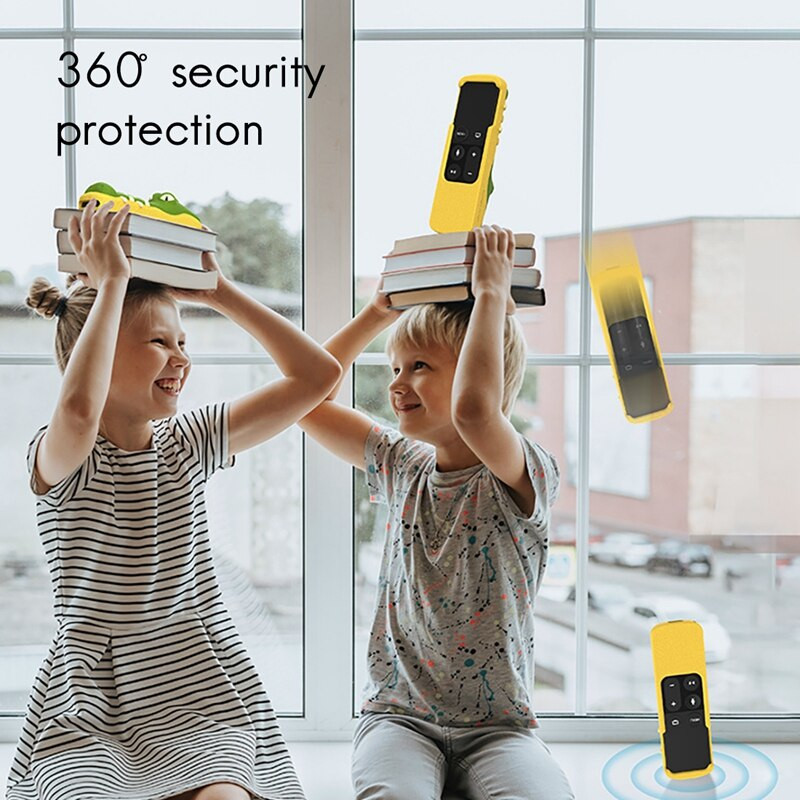 Ochranný kryt AFBC SIKAI pre diaľkové ovládanie Apple TV 4K 2017, silikónový kryt s ochranou proti pádu, kompatibilný s Airtags