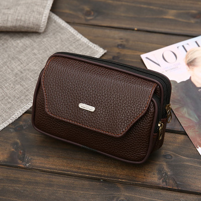 Vyriška rankinė iš eko odos, du modeliai su metaliniu elementu