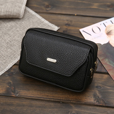 Vyriška rankinė iš eko odos, du modeliai su metaliniu elementu