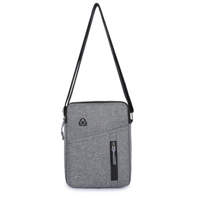 Muška tekstilna torba s patentnim zatvaračem