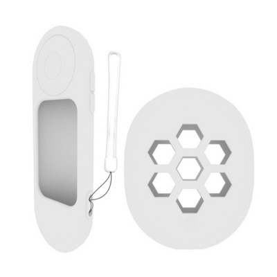 Skrāpējumiem izturīgs silikona korpusa aizsargvāciņš Google Chromecast-TV 2020 tālvadības vāciņam