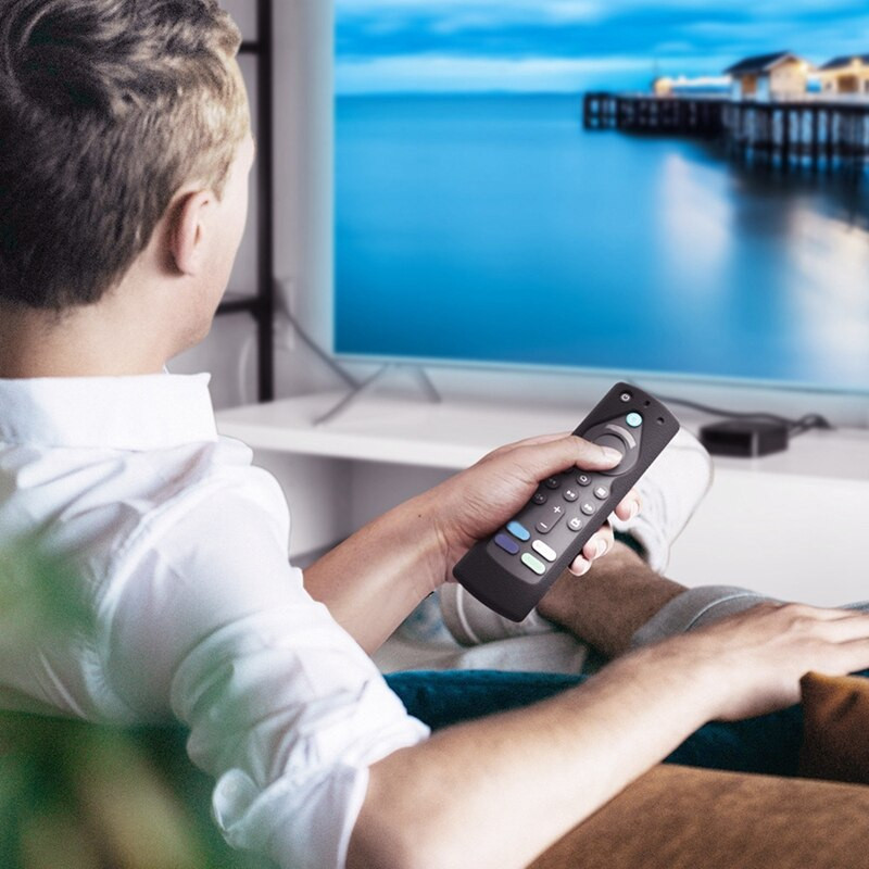 Ochranný kryt SIKAI CASE pre diaľkové ovládanie Amazon Fire TV 3. generácie, špeciálny silikónový ochranný kryt odolný voči pádu