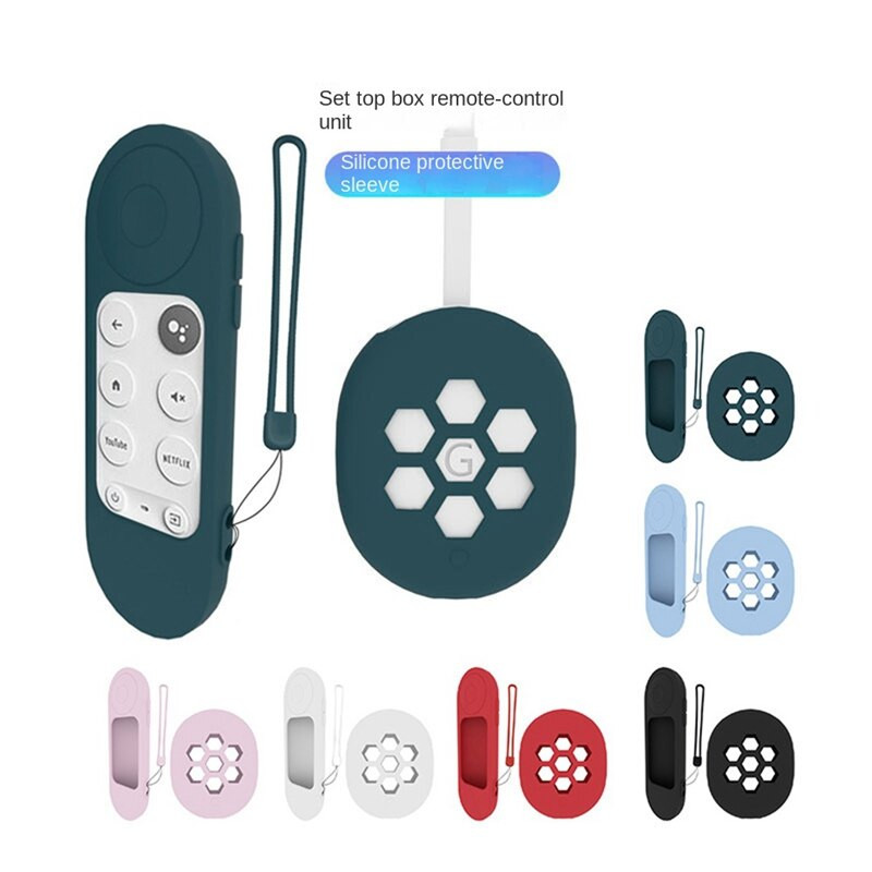 Husă din silicon rezistentă la zgârieturi Husă de protecție pentru carcasa pentru telecomandă Google Chromecast-TV 2020