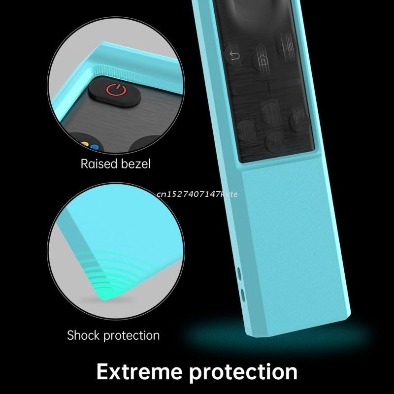 Nárazuvzdorné silikónové puzdro, vynikajúci ochranný kryt diaľkového ovládača pre BN59-01386C BN59-01386B TM2280E, kryt diaľkového ovládača televízora