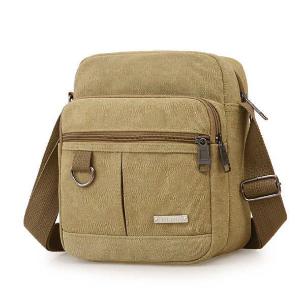 Nový model pánskej textilnej tašky štvorcového tvaru