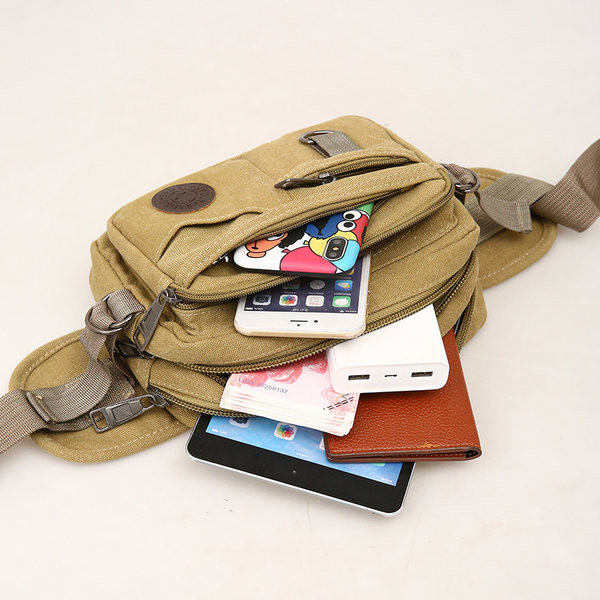 Drobinė vyriška juosmens rankinė