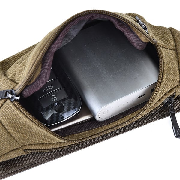 Textilná pánska taška s 3D efektom