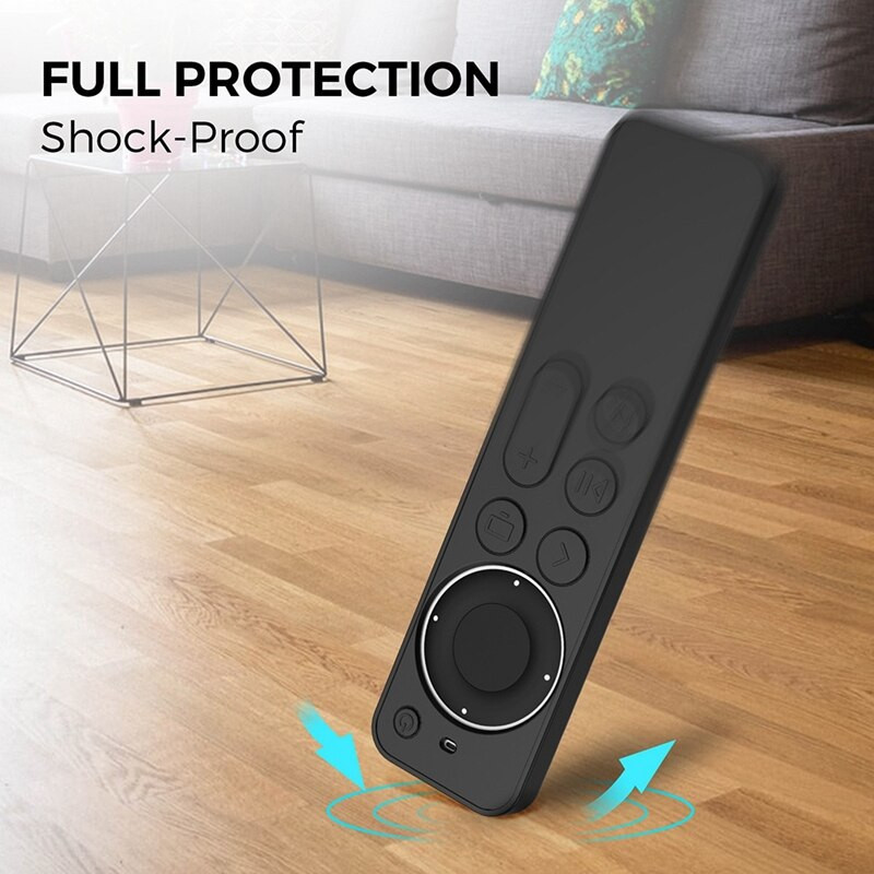 Prachotesný kryt diaľkového ovládača, ochranné puzdro pre domáce úložisko pre Apple TV, puzdro na diaľkový ovládač Siri 2021