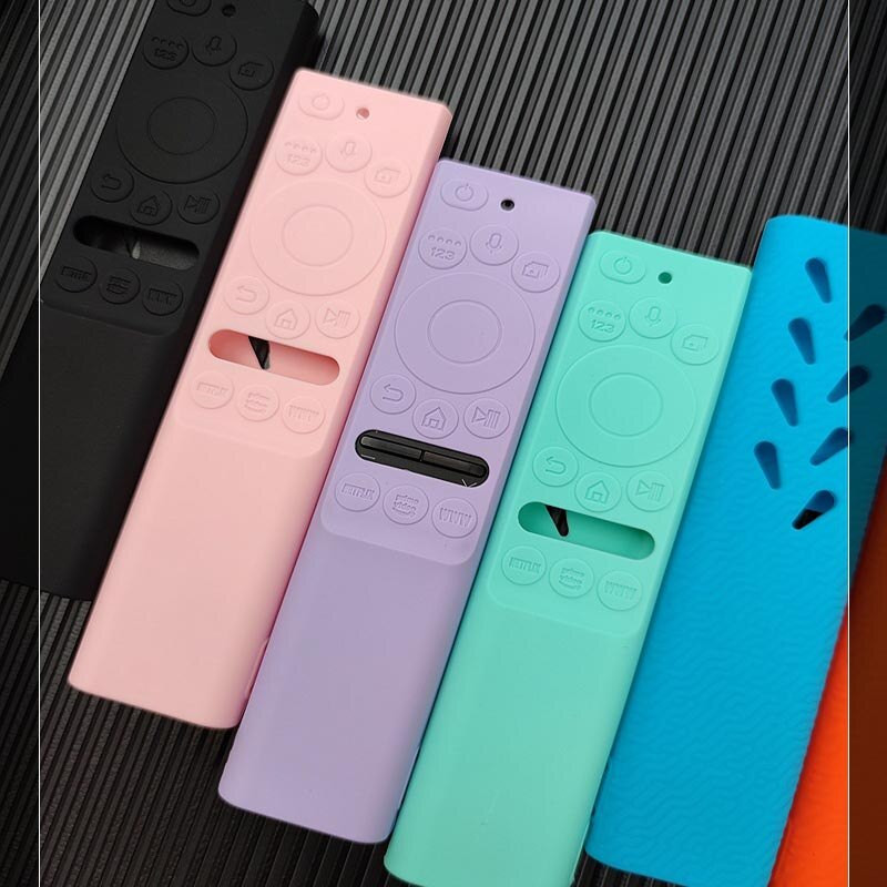 Naujas Samsung Smart TV saulės nuotolinio valdymo pulto apsauginis dangtelis, apsaugantis nuo kritimo, storas silikonas, neslystantis BN59-01357 patvarūs apsauginiai dėklai