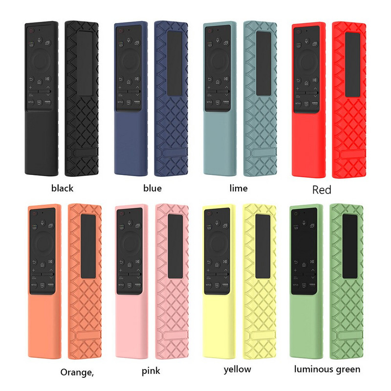 Nuotolinio valdymo pulto silikoninis dėklas, skirtas Samsung QLED televizoriui Smart TM1990C BN59-01311B BN59-01312B BN59-01311F smūgiams atsparus valdiklio dangtelis