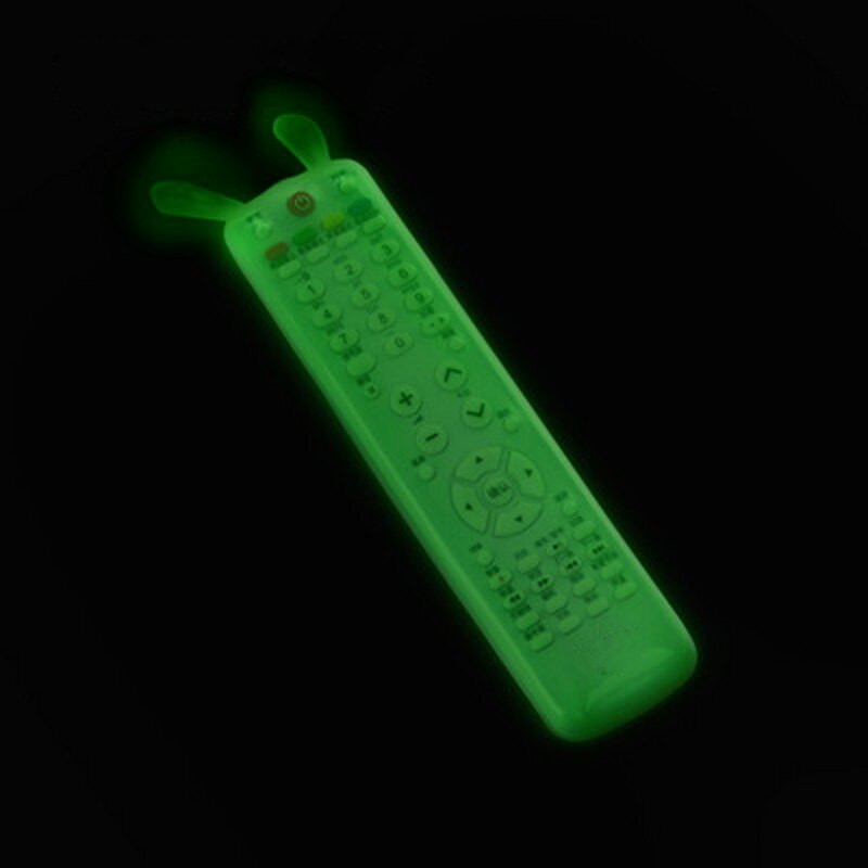 Silikonska zaštitna navlaka za daljinski upravljač Kućište otporno na udarce Poklopac za daljinski upravljač Zaštitna navlaka za daljinski upravljač sa zečjim ušima