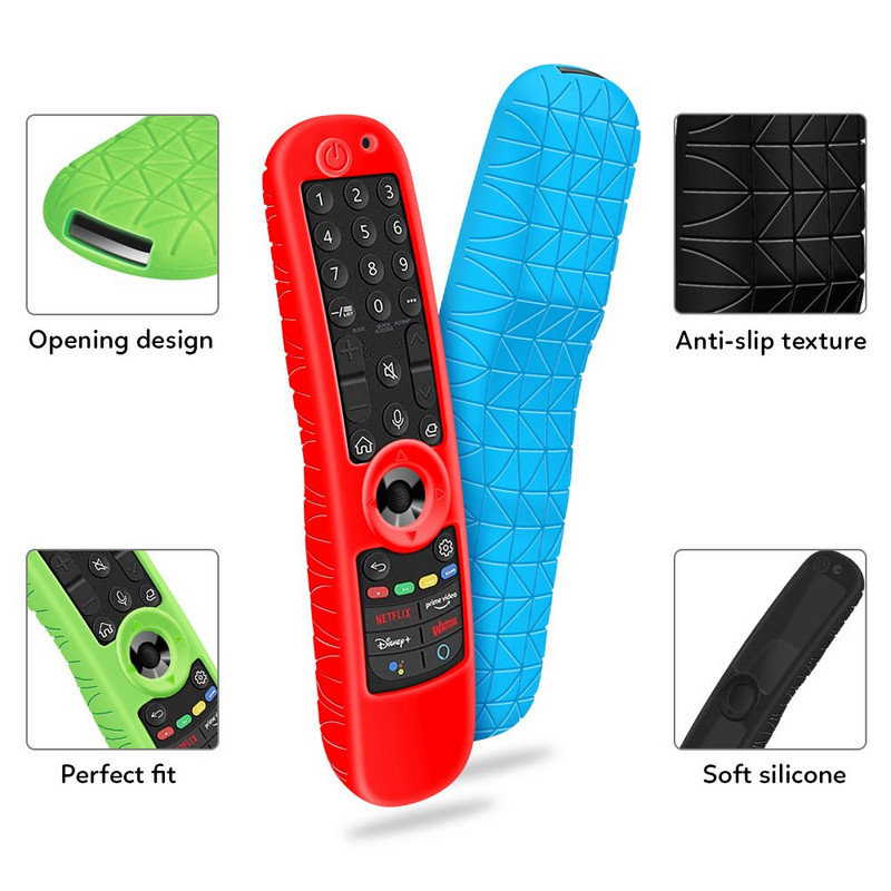 Puzdro na diaľkový ovládač LG Magic pre LG AN-MR21GA /MR21GC, kryt MR21 2021 s protišmykovým a protišmykovým ochranným silikónovým puzdrom