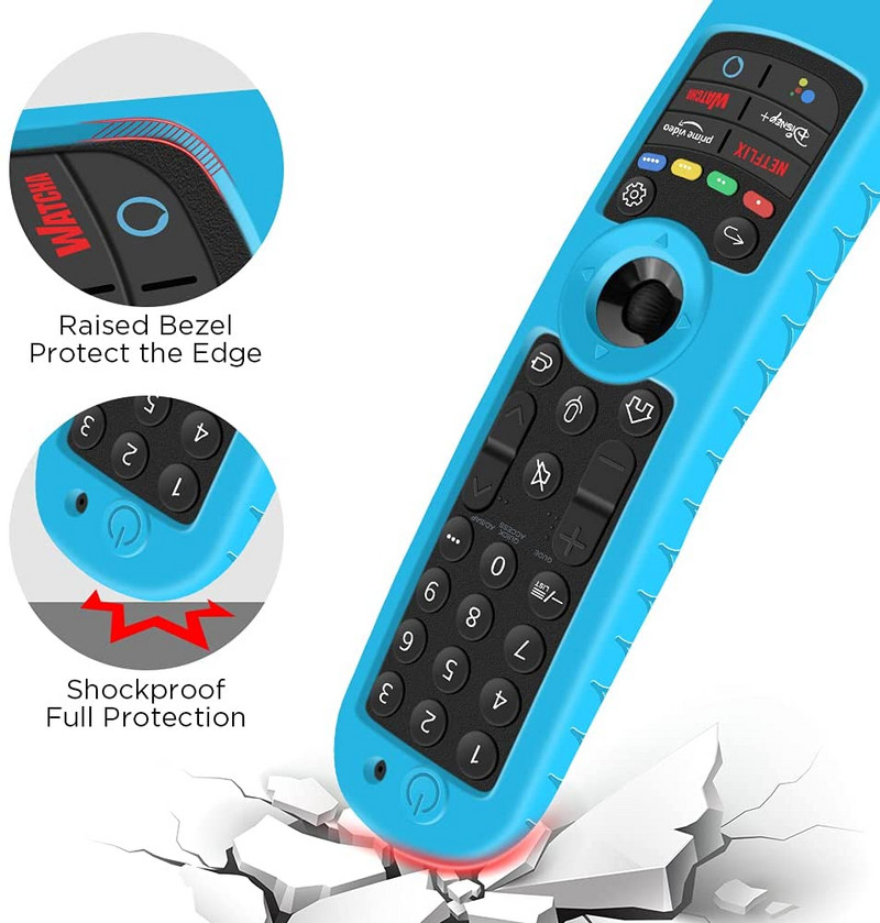 Puzdro na diaľkový ovládač LG Magic pre LG AN-MR21GA /MR21GC, kryt MR21 2021 s protišmykovým a protišmykovým ochranným silikónovým puzdrom