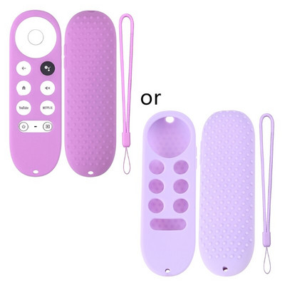 Husă din silicon pentru Chromecast pentru -Google TV 2020 Voice Remote Husă de protecție rezistentă la șocuri pentru Chromecast Voice Remote 2020