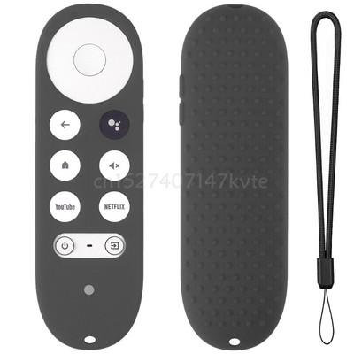 Husă din silicon pentru Chromecast pentru -Google TV 2020 Voice Remote Husă de protecție rezistentă la șocuri pentru Chromecast Voice Remote 2020