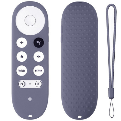 Husă din silicon pentru Chromecast pentru -Google TV 2020 Voice Remote Husă de protecție rezistentă la șocuri pentru Chromecast Voice Remote 2020