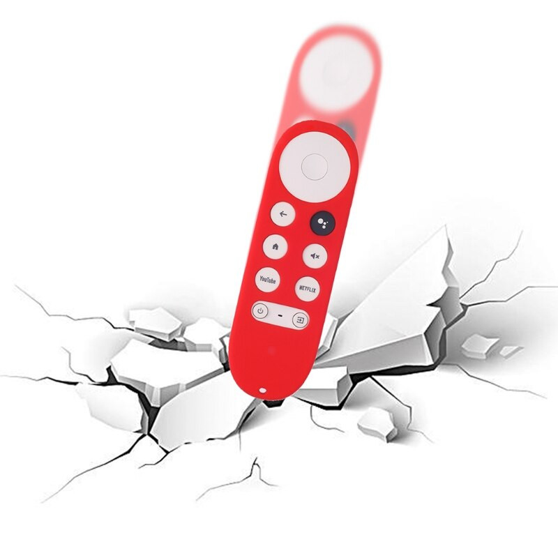 Husă din silicon pentru Chromecast pentru -Google TV 2020 Voice Remote Husă de protecție rezistentă la șocuri pentru Chromecast Voice Remote 2020