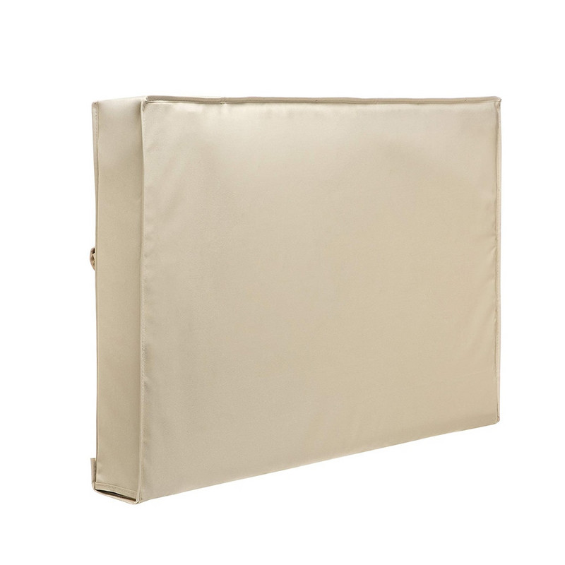Atsparus oro sąlygoms, dulkėms atsparus lauko televizoriaus dangtelis Smėlio spalvos 32" 36" 40" 46" 50" 55" 60" 65" Apsaugokite televizoriaus ekraną Sodo terasa Lauko TV dangtelis