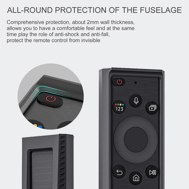 2022 NaujasBN5901386C/01386B/TM2280ETV nuotolinio valdymo pulto dangtelis Silikoninis pilnas apsauginis dėklas su diržu, atspariu smūgiams valdiklio dangteliu