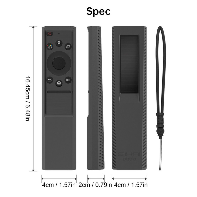 2022 NaujasBN5901386C/01386B/TM2280ETV nuotolinio valdymo pulto dangtelis Silikoninis pilnas apsauginis dėklas su diržu, atspariu smūgiams valdiklio dangteliu