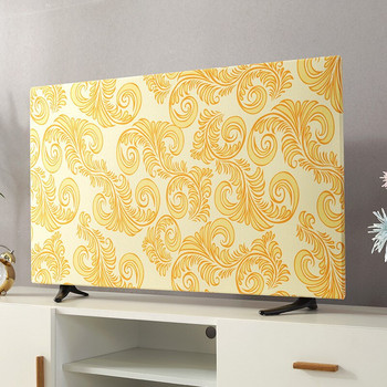 Νέο κάλυμμα τηλεόρασης Προστασία κάλυμμα σκόνης Οικιακό κρεμαστό κάλυμμα LCD τηλεόρασης σκόνης Ύφασμα 32-50 ίντσες Universal Decoration