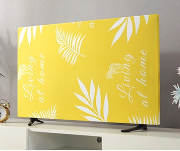 Capac de protecție pentru televizor nou Capac de praf pentru agățat de uz casnic Husă de praf pentru televizor LCD Husă din poliester Pânză 32-50 de inci Decorare universală
