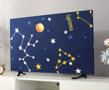 Capac de protecție pentru televizor nou Capac de praf pentru agățat de uz casnic Husă de praf pentru televizor LCD Husă din poliester Pânză 32-50 de inci Decorare universală