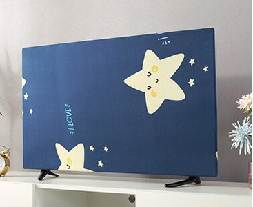 Capac de protecție pentru televizor nou Capac de praf pentru agățat de uz casnic Husă de praf pentru televizor LCD Husă din poliester Pânză 32-50 de inci Decorare universală