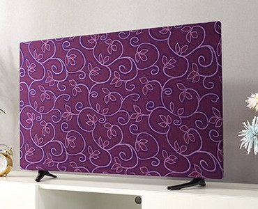 Capac de protecție pentru televizor nou Capac de praf pentru agățat de uz casnic Husă de praf pentru televizor LCD Husă din poliester Pânză 32-50 de inci Decorare universală