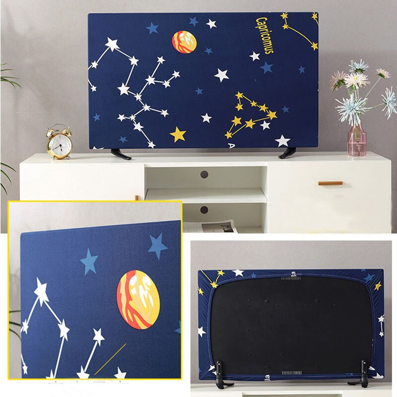 Uus teleri kaane kaitse tolmukate Kodumajapidamises rippuv LCD-teleri tolmukate polüester katteriie 32-50 tolli universaalne kaunistus