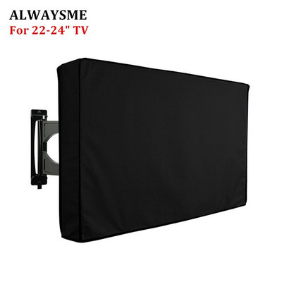 ALWAYSME lauko televizoriaus dangtelio apsauga, atspari oro sąlygoms, universali apsauga, skirta 22–70 colių LCD LED plazminių televizorių rinkiniams, dugno sandariklis