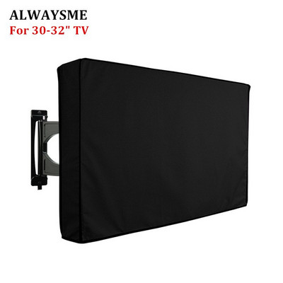 ALWAYSME lauko televizoriaus dangtelio apsauga, atspari oro sąlygoms, universali apsauga, skirta 22–70 colių LCD LED plazminių televizorių rinkiniams, dugno sandariklis