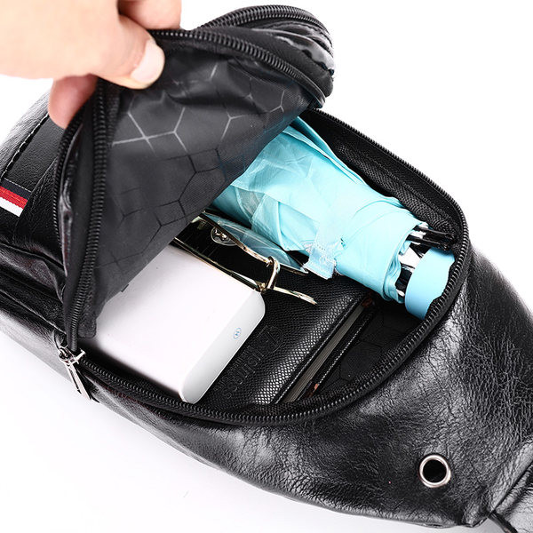 Vyriškas odinis pečių krepšys