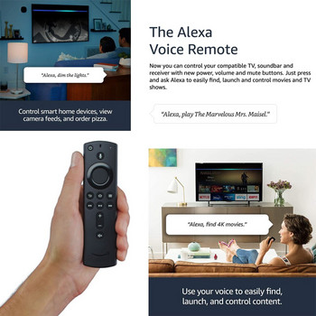 Νέα αντικατάσταση τηλεχειριστηρίου φωνής L5B83H για Amazon Fire TV Stick 4K Fire TV Stick με τηλεχειριστήριο Alexa Voice