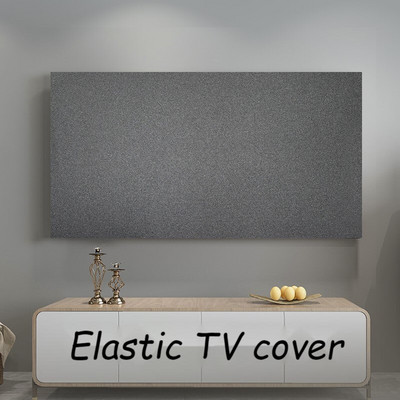 Hot 55 Inch 65 Inch Stretch TV Cover Cover Dust Cover Cloth Cover Cloth New LCD Wall Hanging Light Luxury Simple Cover Towel