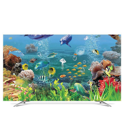 Naujas mados televizoriaus dangtelis Apsauginis dangtelis nuo dulkių LCD kompiuterio monitoriaus apsauga, skirta pakabinti ant sienos staliniam kompiuteriui išlenkto tipo ekranas, minkštas audinys