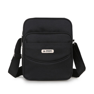 Textilná pánska taška s kovovým prvkom