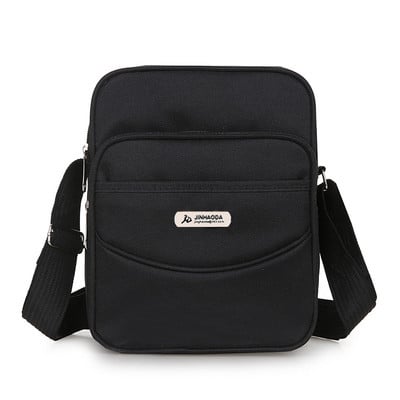 Textilná pánska taška s kovovým prvkom