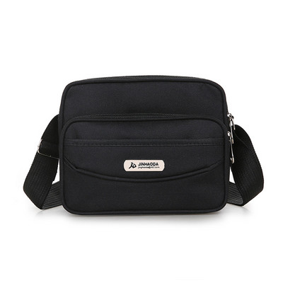 Textilná pánska taška s kovovým prvkom