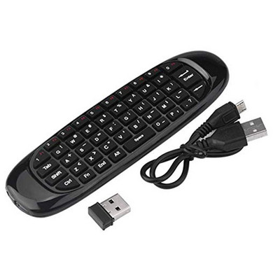 C120 Viacjazyčná verzia Bezdrôtová Air Mouse Mini klávesnica Myš Somatosenzorický gyroskop Obojstranné diaľkové ovládanie