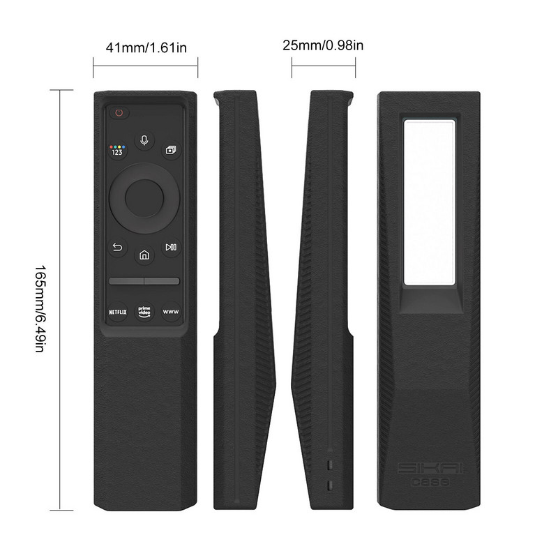 Samsung televizorius BN59-01357A silikoninis apsauginis dėklas Nuotolinio valdymo pultas, atsparus smūgiams valdiklio dangtelis su dirželiu