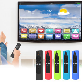 Силиконов защитен калъф за Mi TV Stick 4k Дистанционно управление ForXiaomi Smart TV Remote Удароустойчив прахоустойчив капак Протектор за ръкави