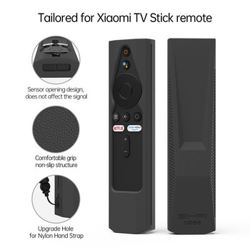 Силиконов защитен калъф за Mi TV Stick 4k Дистанционно управление ForXiaomi Smart TV Remote Удароустойчив прахоустойчив капак Протектор за ръкави