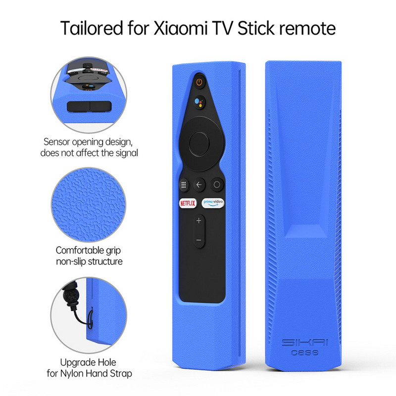 Silikonska zaštitna torbica ForMi TV Stick 4k Daljinski upravljač ZaXiaomi Smart TV Remote Otporan na udarce Otporan na prašinu Navlaka Štitnik za rukave