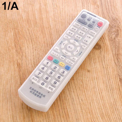 Vodotesný silikónový diaľkový ovládač pre domáci televízor, vodotesný silikónový ochranný kryt proti prachu, držiak na TV príslušenstvo, organizér