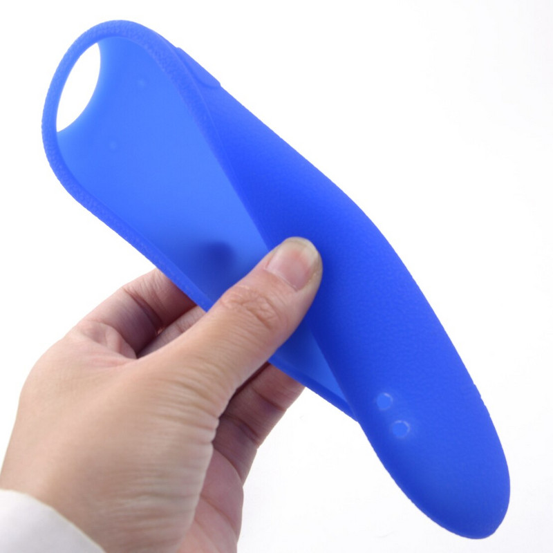 Čierno-modrý silikónový ochranný kryt s infračerveným diaľkovým ovládaním pre TV s hlasovým ovládaním Bluetooth, vhodný pre Sky Q Touch