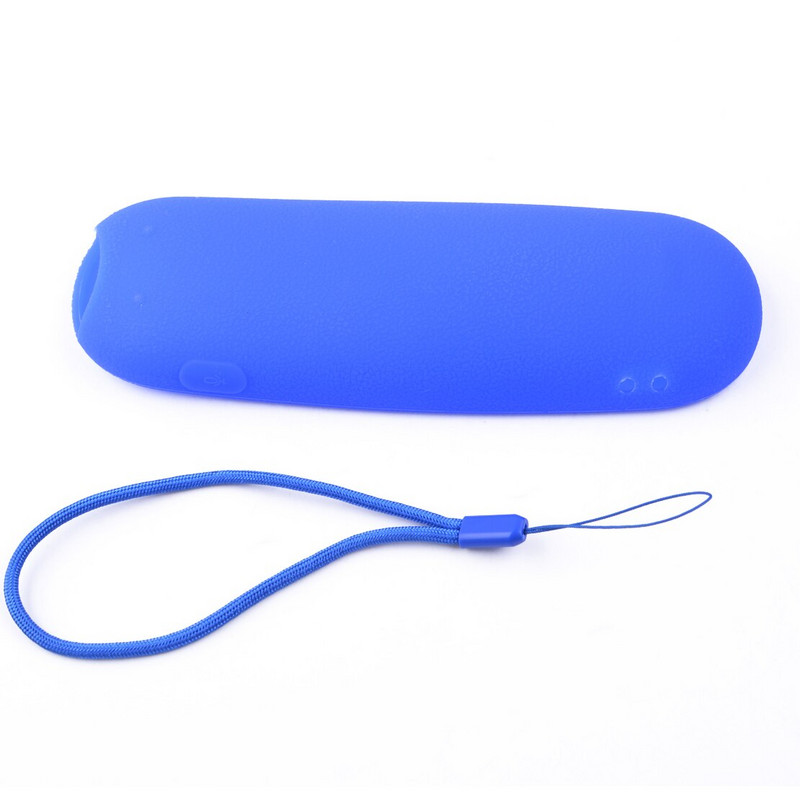 Čierno-modrý silikónový ochranný kryt s infračerveným diaľkovým ovládaním pre TV s hlasovým ovládaním Bluetooth, vhodný pre Sky Q Touch