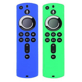 2x silikónové puzdro na diaľkové ovládanie pre Amazon Fire TV Stick 4K TV Stick, 5,9-palcové puzdrá s diaľkovým ovládačom – 2 a 4